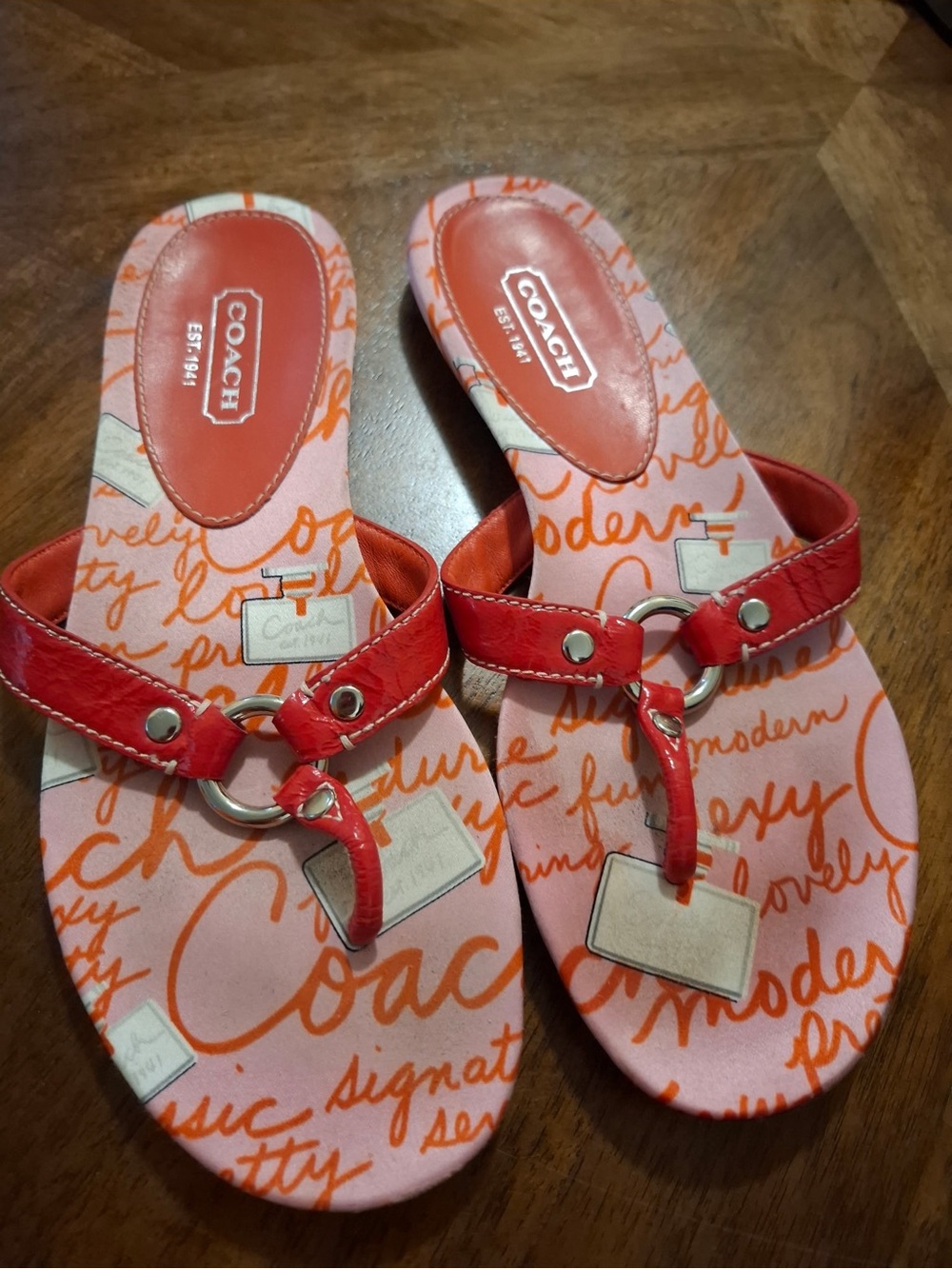 COACH Vintage sandals Size 9.5